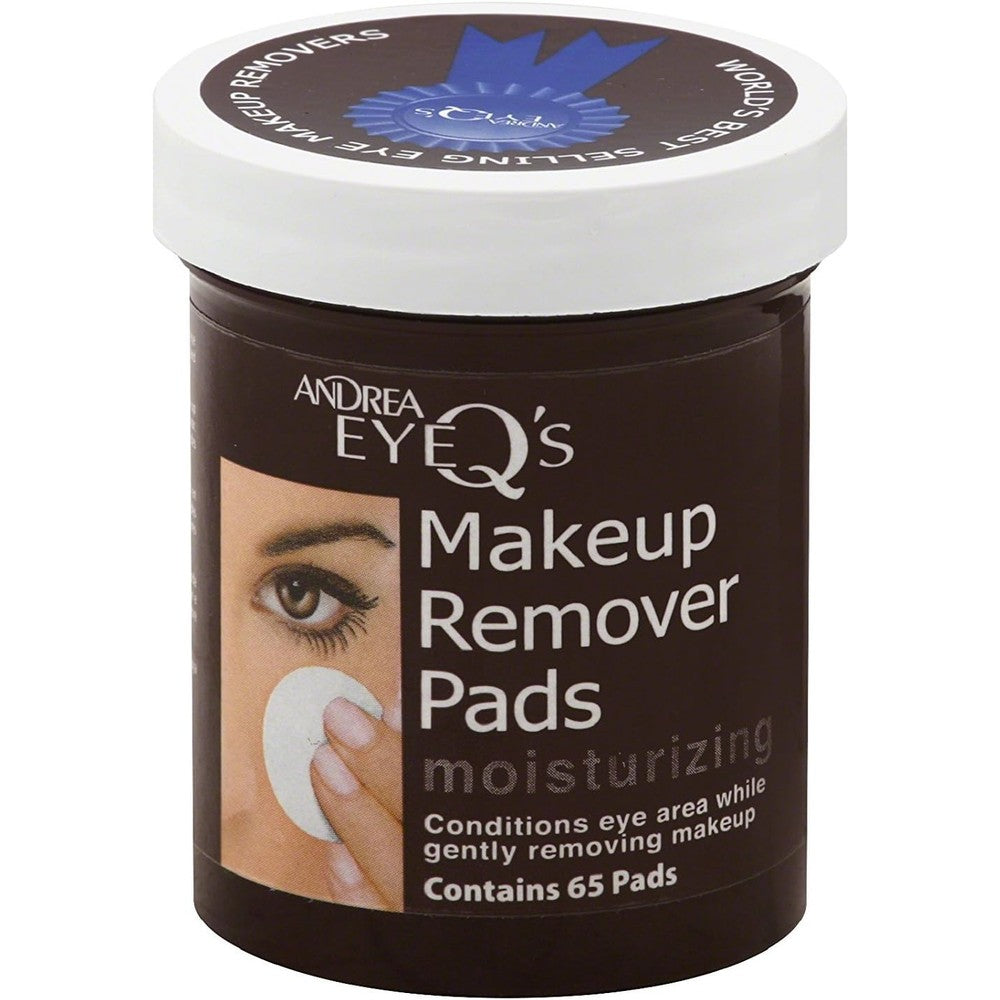 Andrea Eye Qs Moisturizing Eye Makeup Remover Pads front view 4 pack