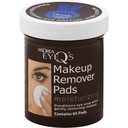 Andrea Eye Qs Moisturizing Eye Makeup Remover Pads front view 4 pack