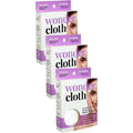 Wonder Cloth all natural makeup remover cloth three pack front view