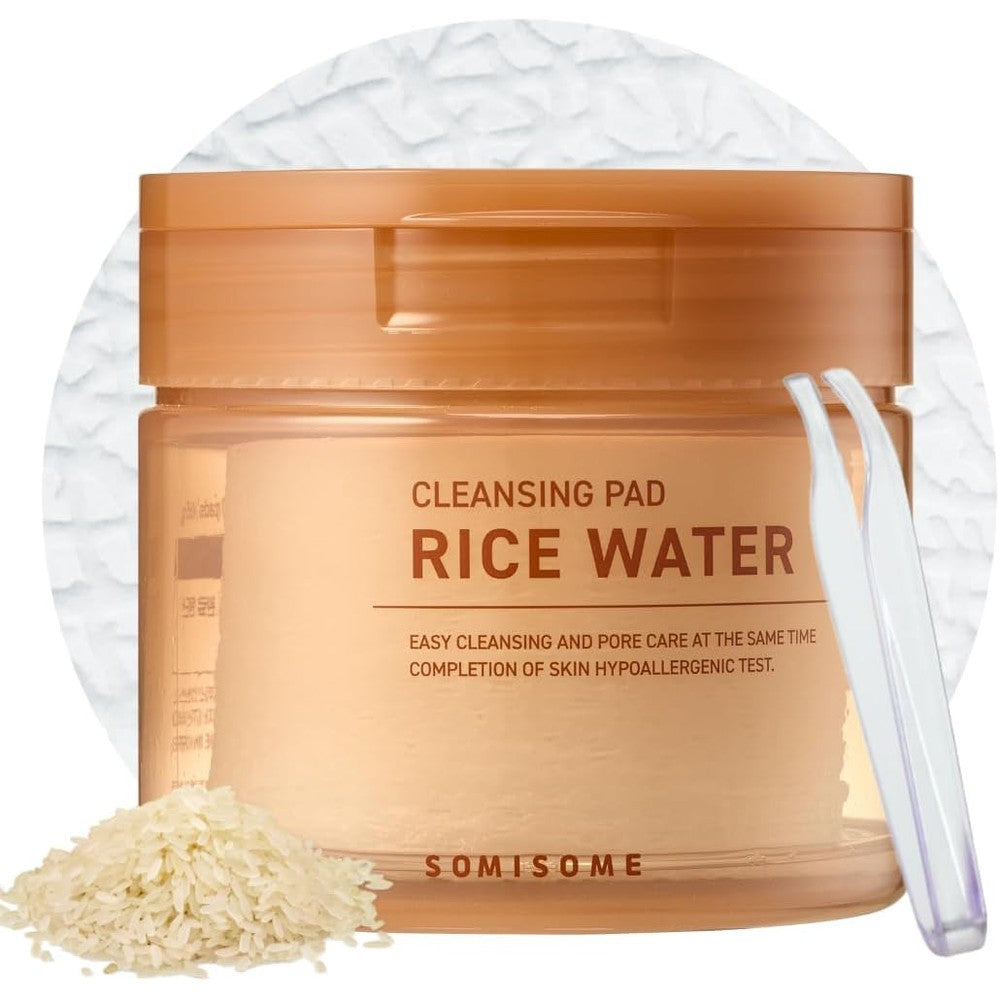 Somisome Rice Water Cleansing Pads jar front view