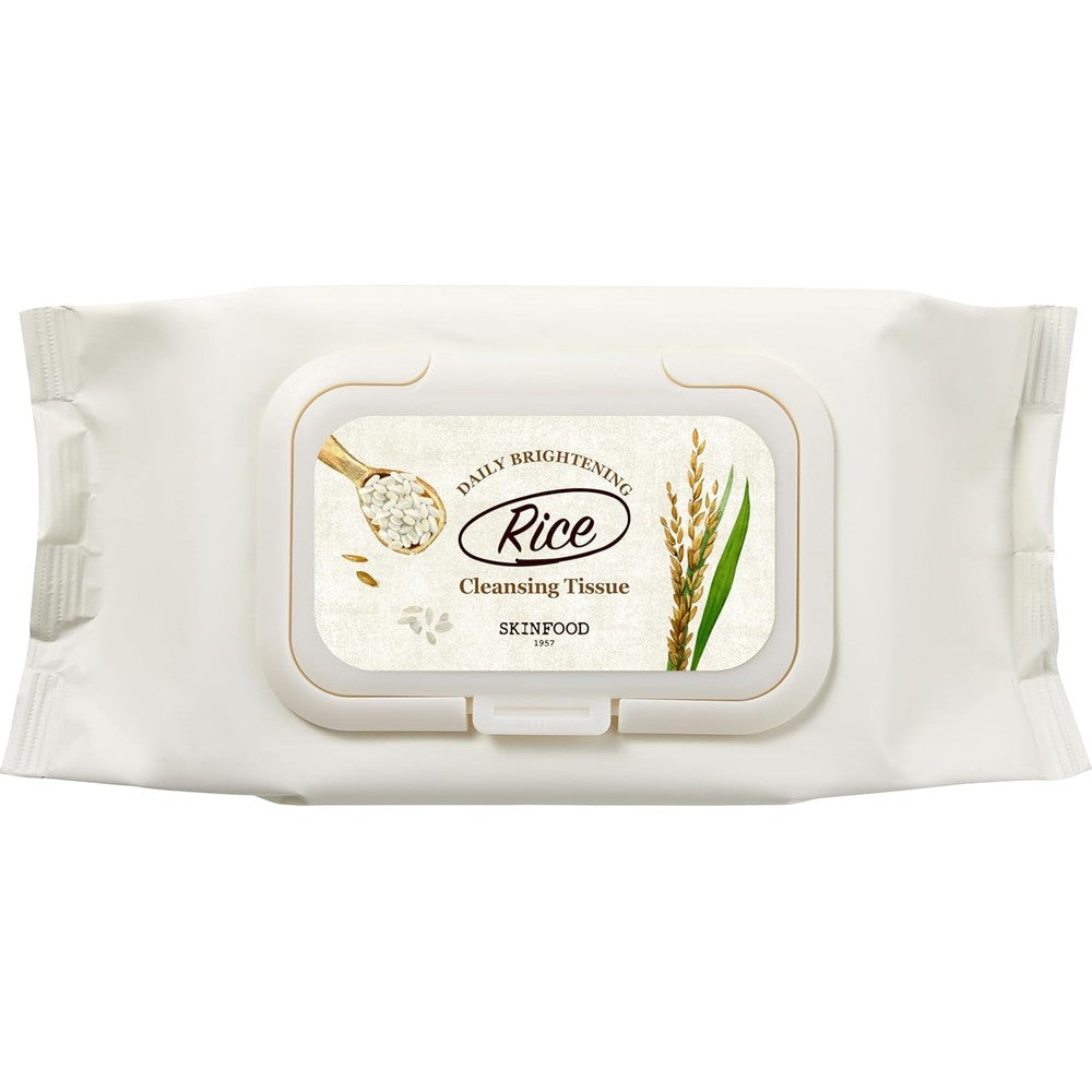 Skinfood 1957 Rice Daily Brightening Cleansing Tissue front view