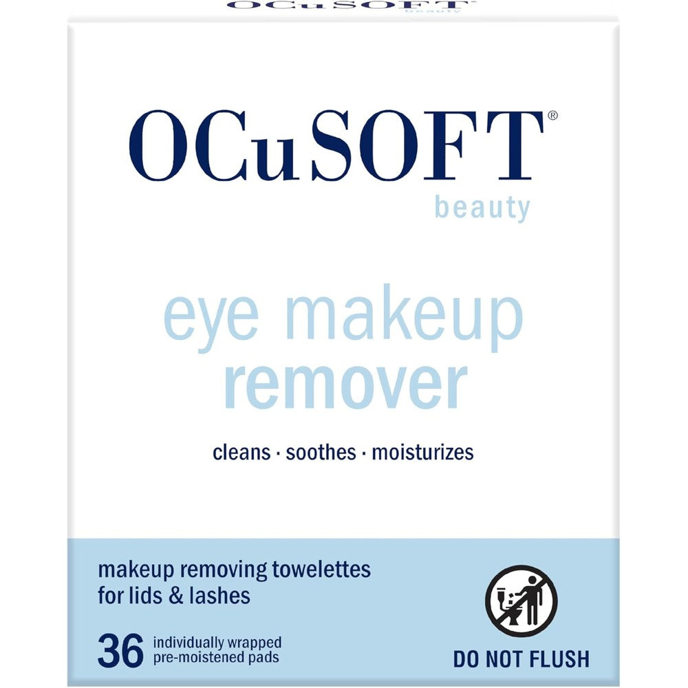 OCuSOFT Beauty Eye Makeup Remover 36 count box front view