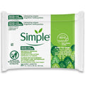 Simple Kind To Skin Micellar Makeup Remover Wipes front view for sensitive skin