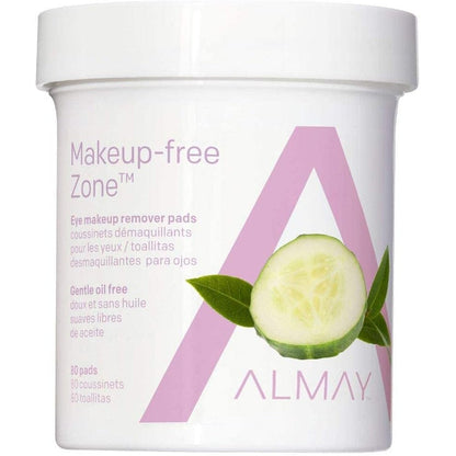 Almay Oil Free Gentle Eye Makeup Remover Pads front view