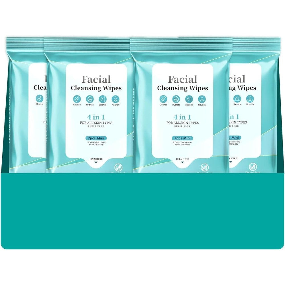 ProCIV tea tree oil and salicylic acid facial cleansing wipes front view