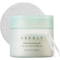 NEEDLY Mild Cleansing Pad front view container with minimalist design and mint green lid
