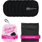 MakeUp Eraser 7 Day Set Reusable Microfiber Makeup Removing Cloths Including Laundry Bag - Image 1