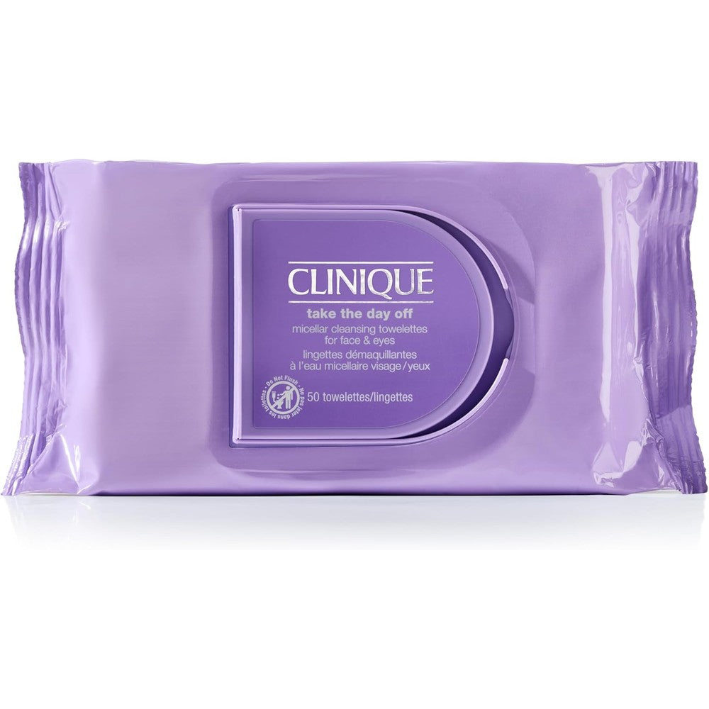 Clinique Take The Day Off Micellar Cleansing Towelettes front packaging view