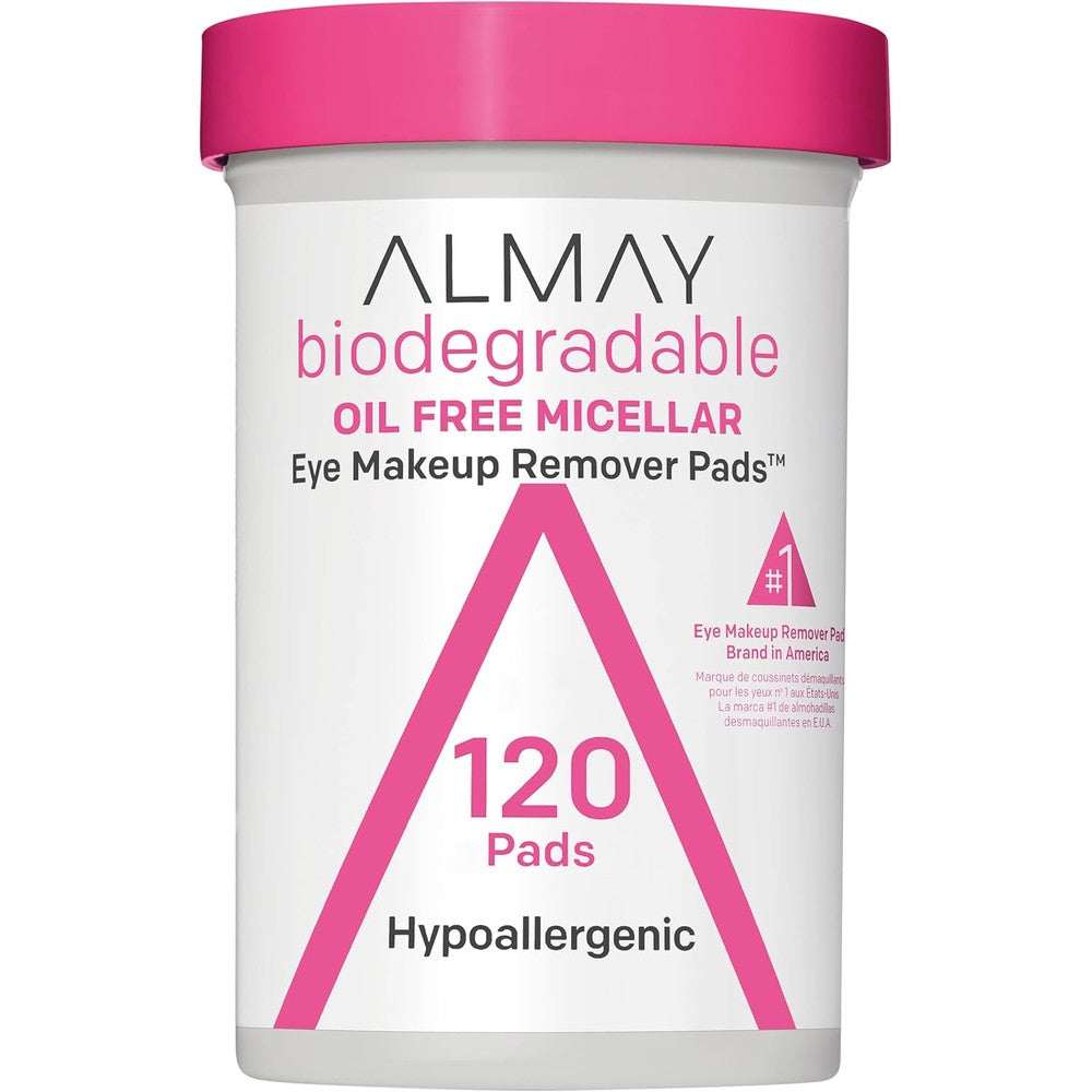 Almay Biodegradable Micellar Makeup Remover Pads front view