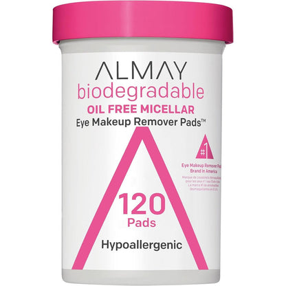 Almay Biodegradable Micellar Makeup Remover Pads front view