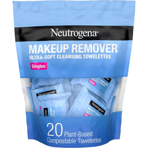 Neutrogena individually wrapped makeup wipes for travel and on-the-go use