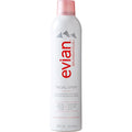 Evian facial spray front view showing the 300 milliliters bottle