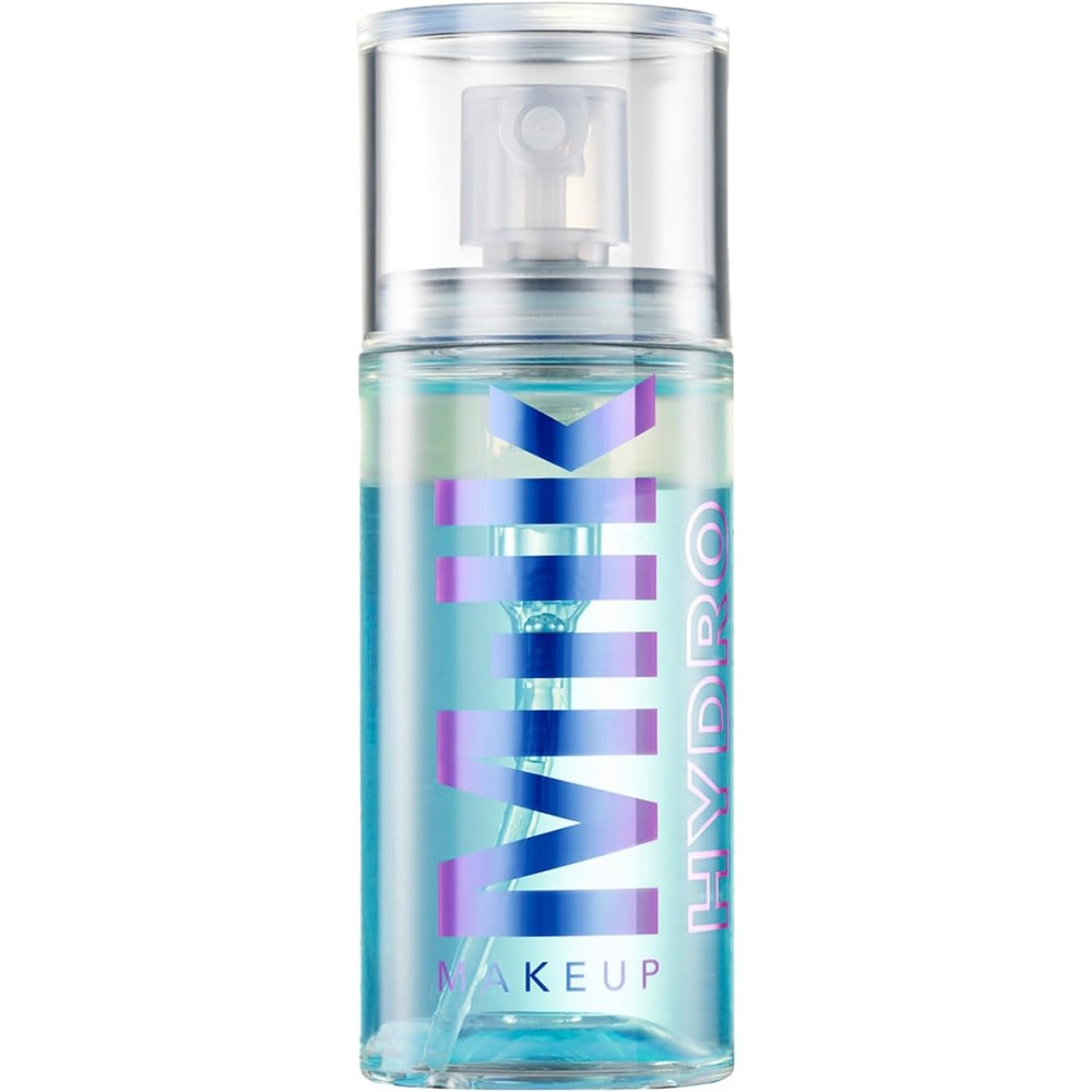 Milk Makeup Hydro Grip Set and Refresh Spray bottle front view