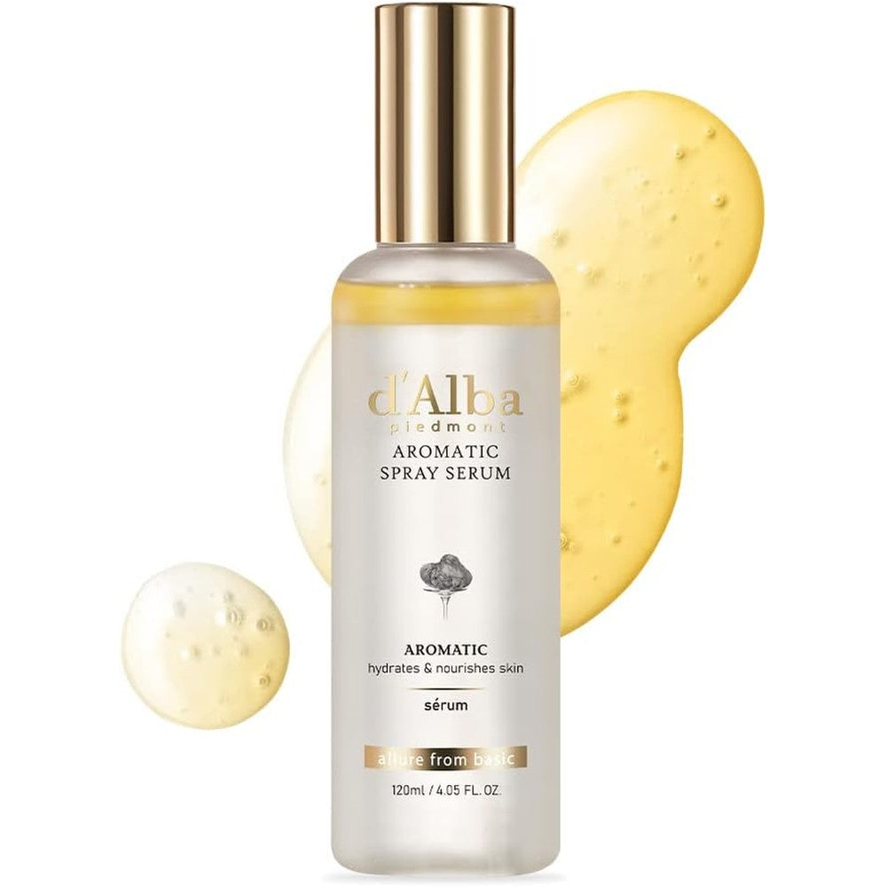 D'Alba Piedmont Italian White Truffle First Aromatic Spray Serum bottle front view