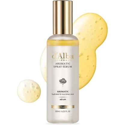 D'Alba Piedmont Italian White Truffle First Aromatic Spray Serum bottle front view