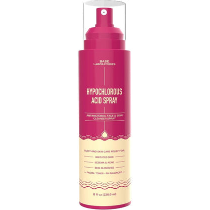 Base Laboratories Hypochlorous Acid Spray front view 8 fluid ounces bottle