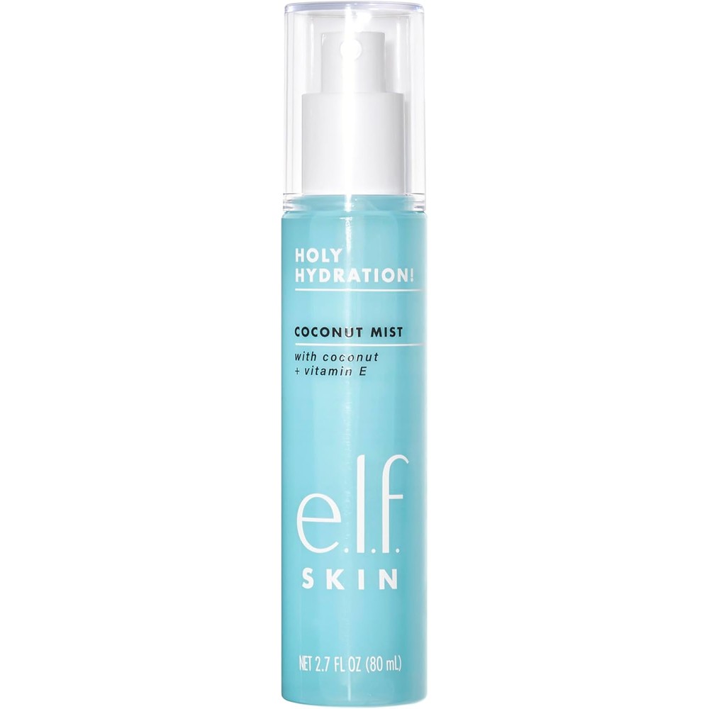 e.l.f. SKIN Holy Hydration Coconut Mist bottle showing fine spray nozzle