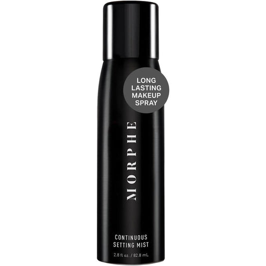 Morphe Continuous Setting Mist bottle front view professional makeup spray