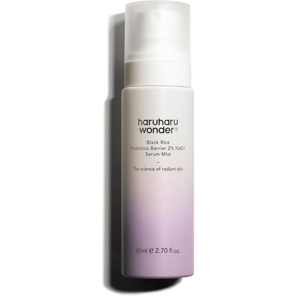 Haruharu Wonder Black Rice Probiotics NAD+ Serum Mist bottle front view