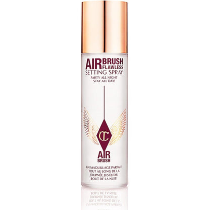 Charlotte Tilbury Airbrush Flawless Setting Spray front view bottle