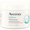 Aveeno Calm And Restore Redness Relief Moisturizing Facial Cream front view jar packaging