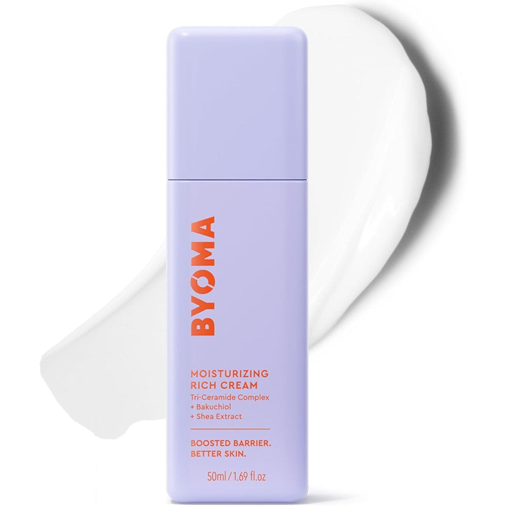 Byoma Moisturizing Rich Cream 1.69 Fluid Ounce front view bottle