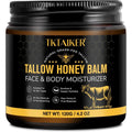 TKTALKER Beef Tallow And Honey Balm front view container jar