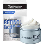 Neutrogena retinol cream jar targeting fine lines wrinkles and dark spots