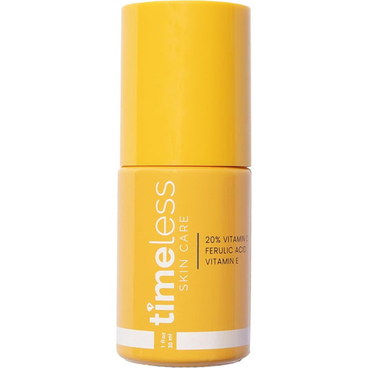 Timeless Skin Care 20 percent Vitamin C serum bottle front view