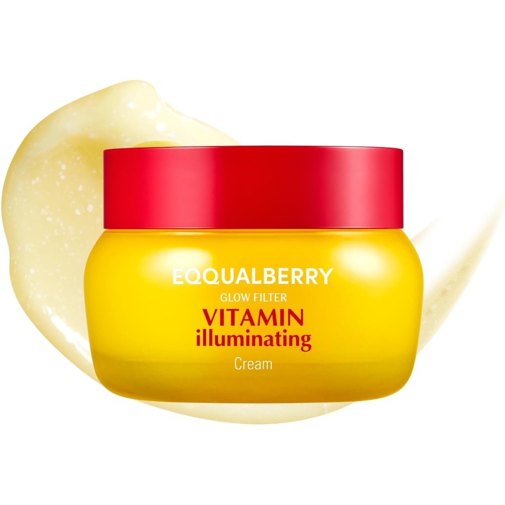Eqqualberry Vitamin Illuminating Cream With Vitamin C 5 Percent Niacinamide And 3 Percent Tranexamic Acid For Dark Spots And Hydration 50 Milliliters - Image 1