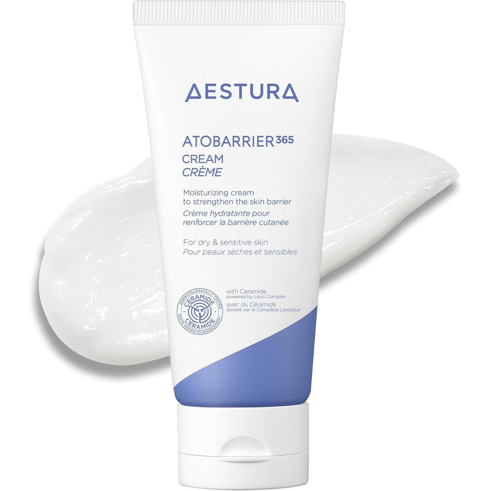 AESTURA ATOBARRIER365 Cream 80ml front view showing white and gray packaging