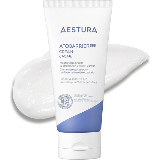 AESTURA ATOBARRIER365 Cream 80ml front view showing white and gray packaging
