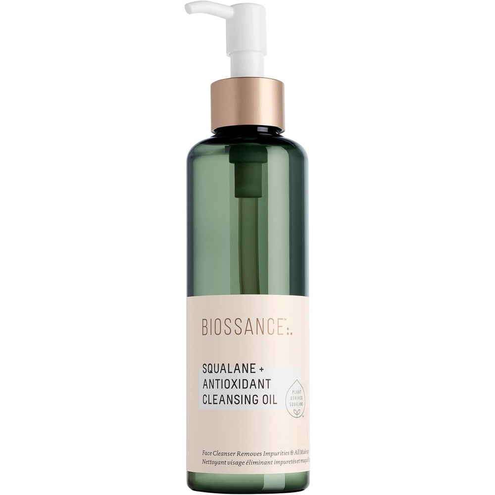 Biossance Squalane and Antioxidant Cleansing Oil 200ml bottle front view