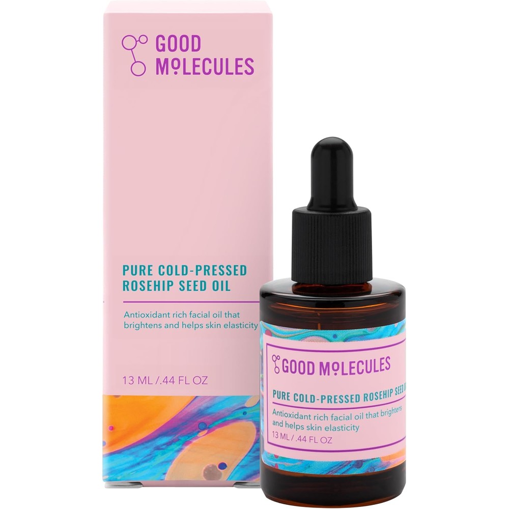 Good Molecules Pure Cold Pressed Rosehip Seed Oil 13ml bottle for face