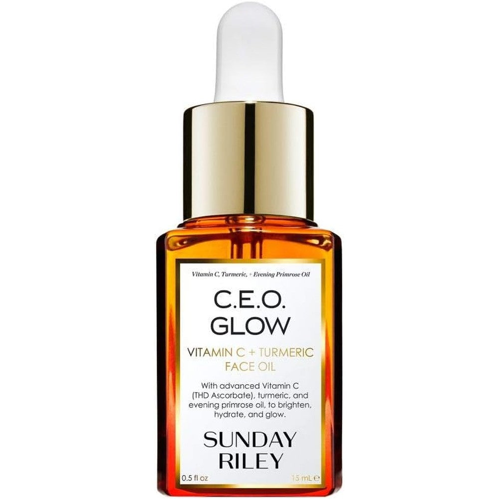 Sunday Riley C.E.O. Glow Vitamin C and Turmeric Face Oil 15ml bottle