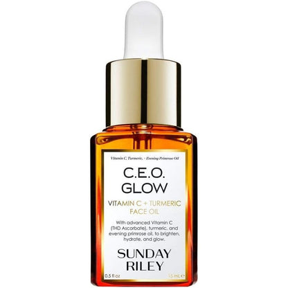 Sunday Riley C.E.O. Glow Vitamin C and Turmeric Face Oil 15ml bottle