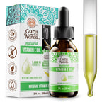 GuruNanda natural vitamin E oil bottle and packaging front view