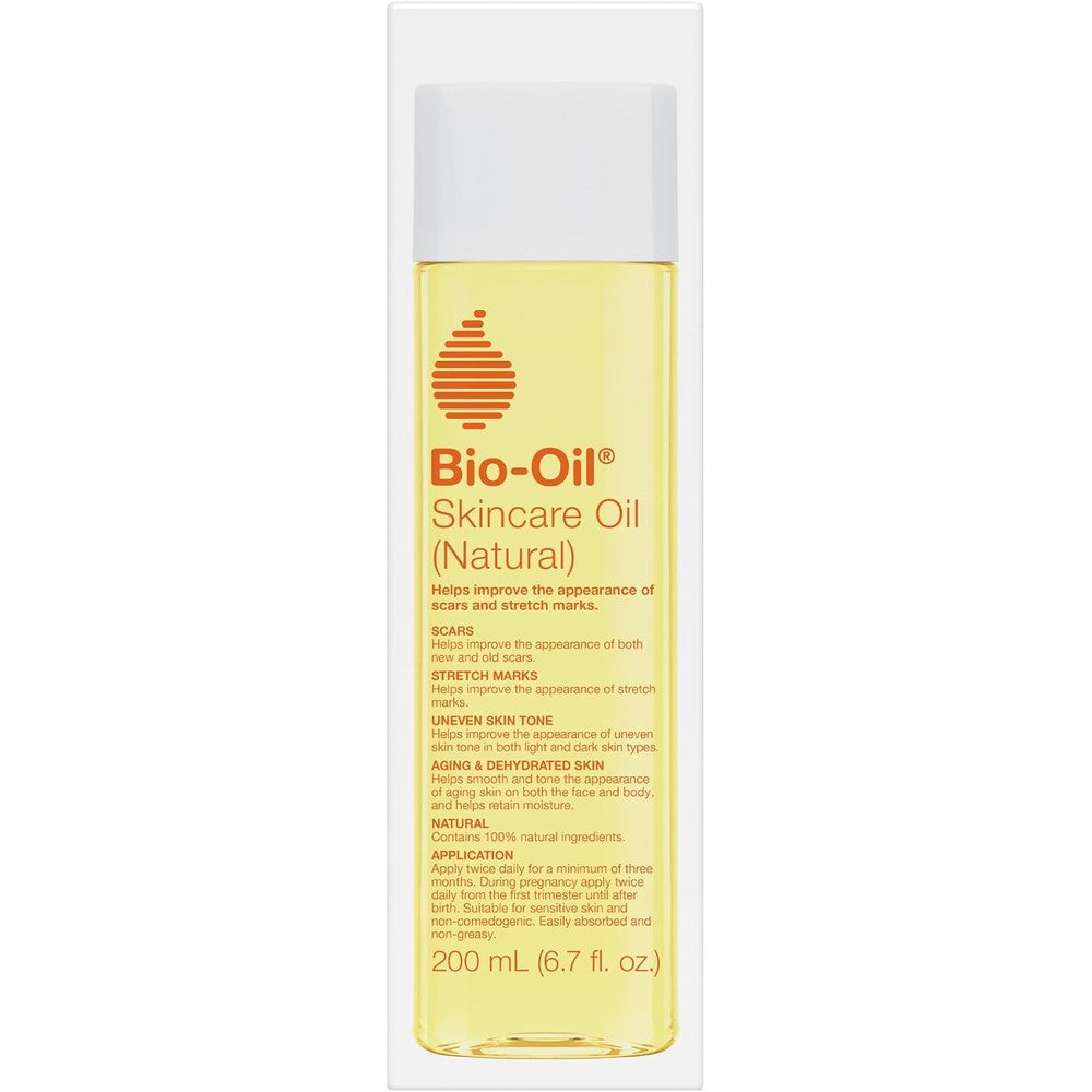Bio-Oil Natural Skincare Oil 6.7 Fluid Ounces front packaging view for scar treatment