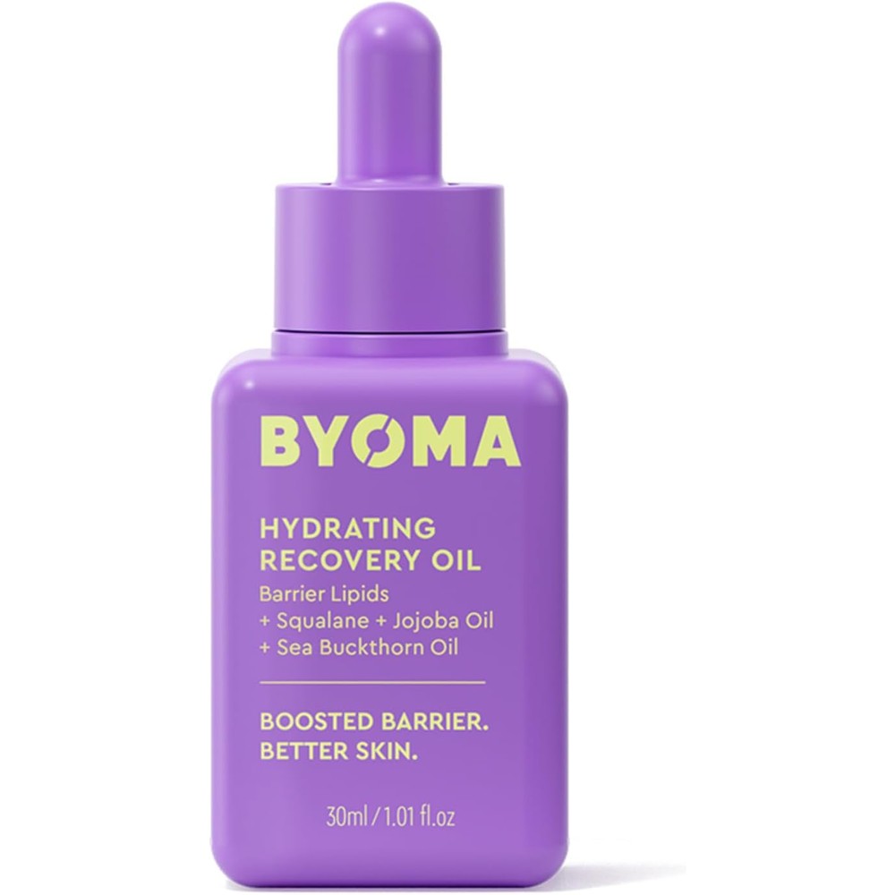 Byoma Hydrating Recovery Oil bottle front view