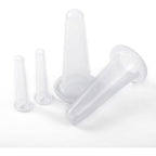 BWESOO facial cupping set front view showing transparent silicone cups