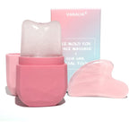 Vanalia ice face roller and gua sha set front view