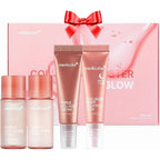 Medicube glass skin collagen trial kit front view skincare set