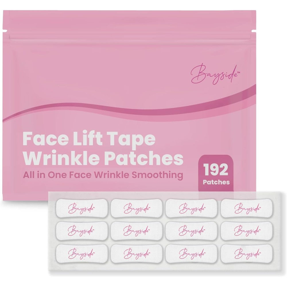 Bayside Face Lift Tape front packaging view showing the 192 count box.