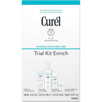 Curel intensive moisture care trial kit front view with all four travel size products