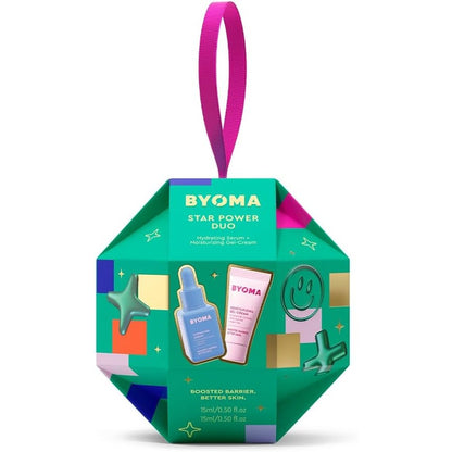 Byoma Star Power Duo skincare kit front view packaging