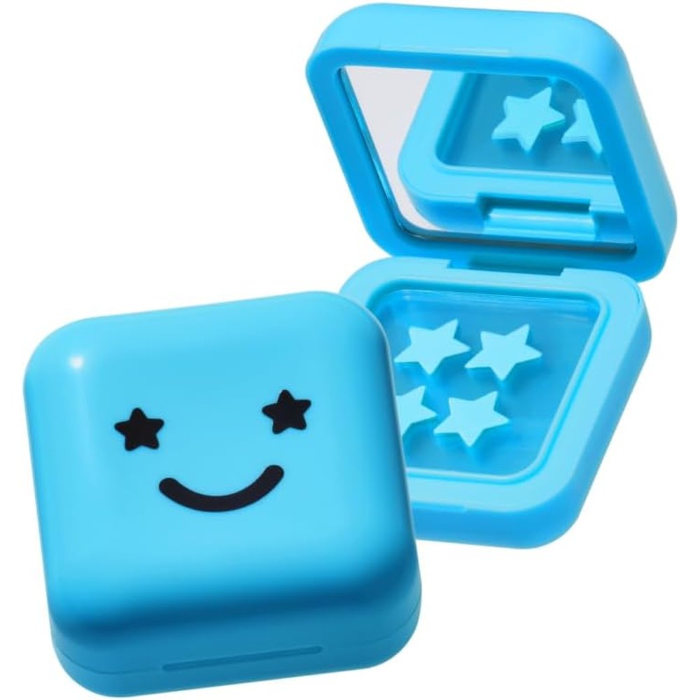 Starface World Hydro Star Salicylic Acid Pimple Patches front view with Big Blue compact packaging