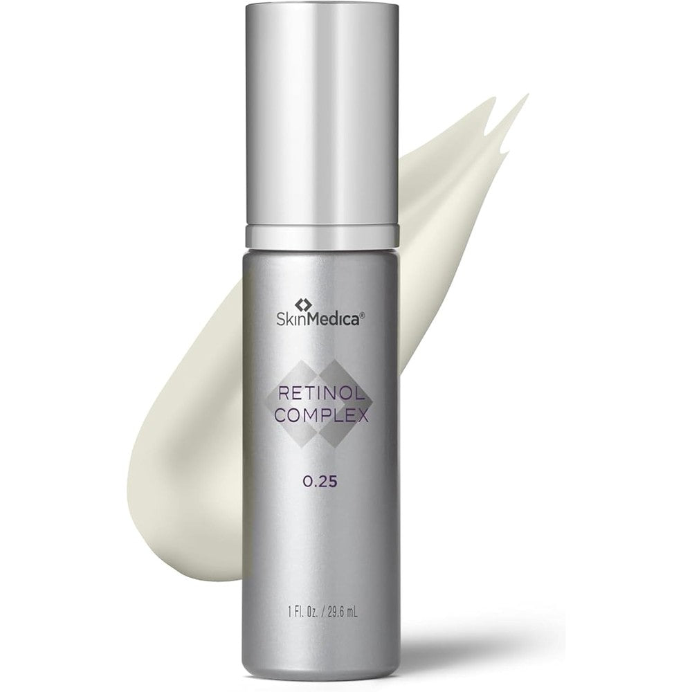 SkinMedica Retinol 0.25 Complex front view bottle for anti aging skincare routine