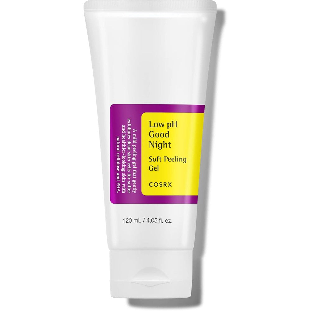 COSRX Low pH Good Night Soft Peeling Gel 120ml tube for mild facial exfoliation