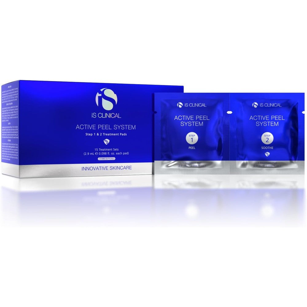 iS CLINICAL Active Peel System front view packaging for advanced face exfoliation