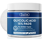 Dalin Glycolic Acid Resurfacing Pads front view jar packaging